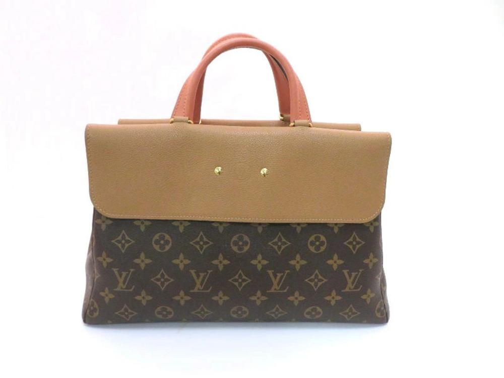 LOUIS VUITTON Shoulder Bag Venus Monogram Calf Sesame Peach